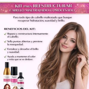 Kits para reestructurar cabello maltratado o procesado